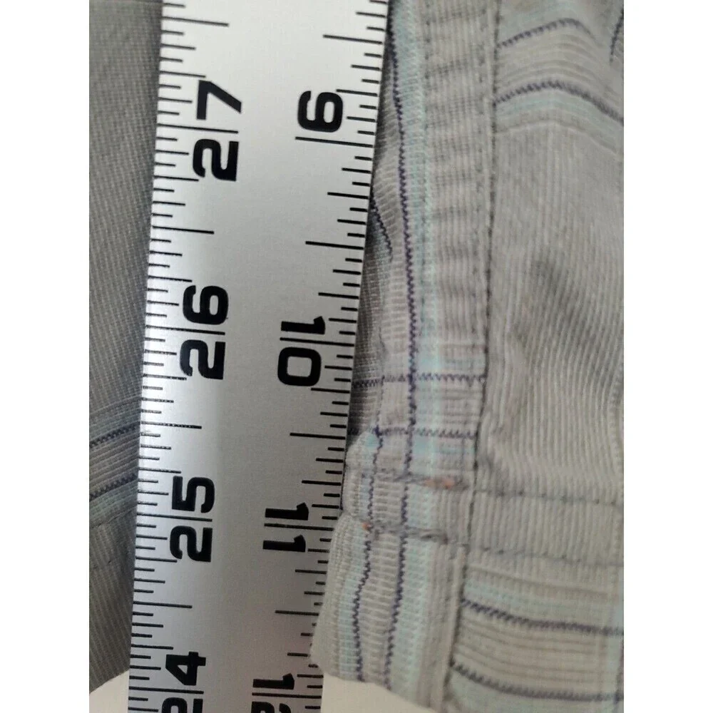 Lululemon Mens Golf Shorts Plaid Gray Asian Accent Size 30 Altered from 34 to 30